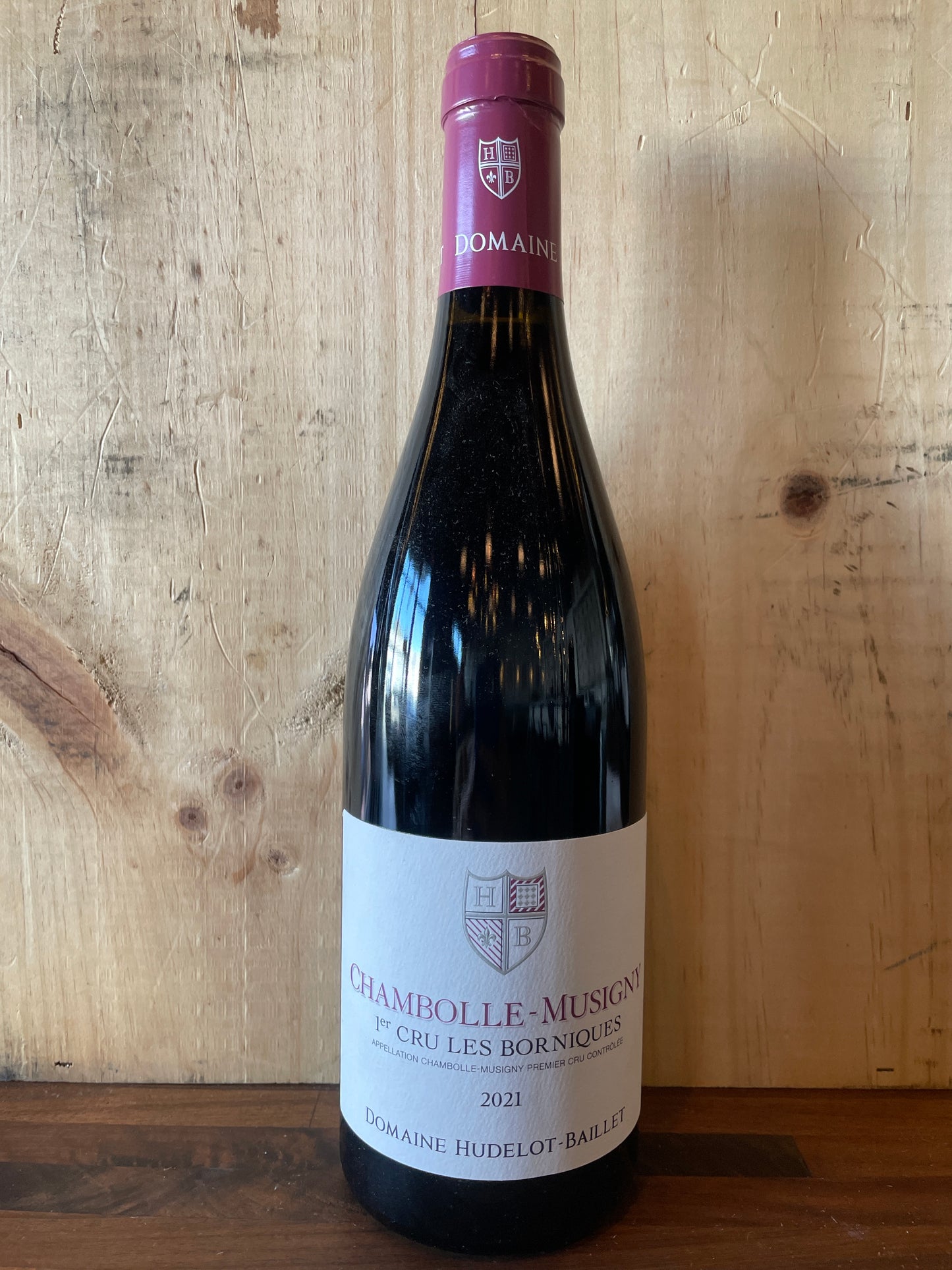 Domaine Hudelot Baillet Chambolle Musigny 1er Cru Les Borniques 2021