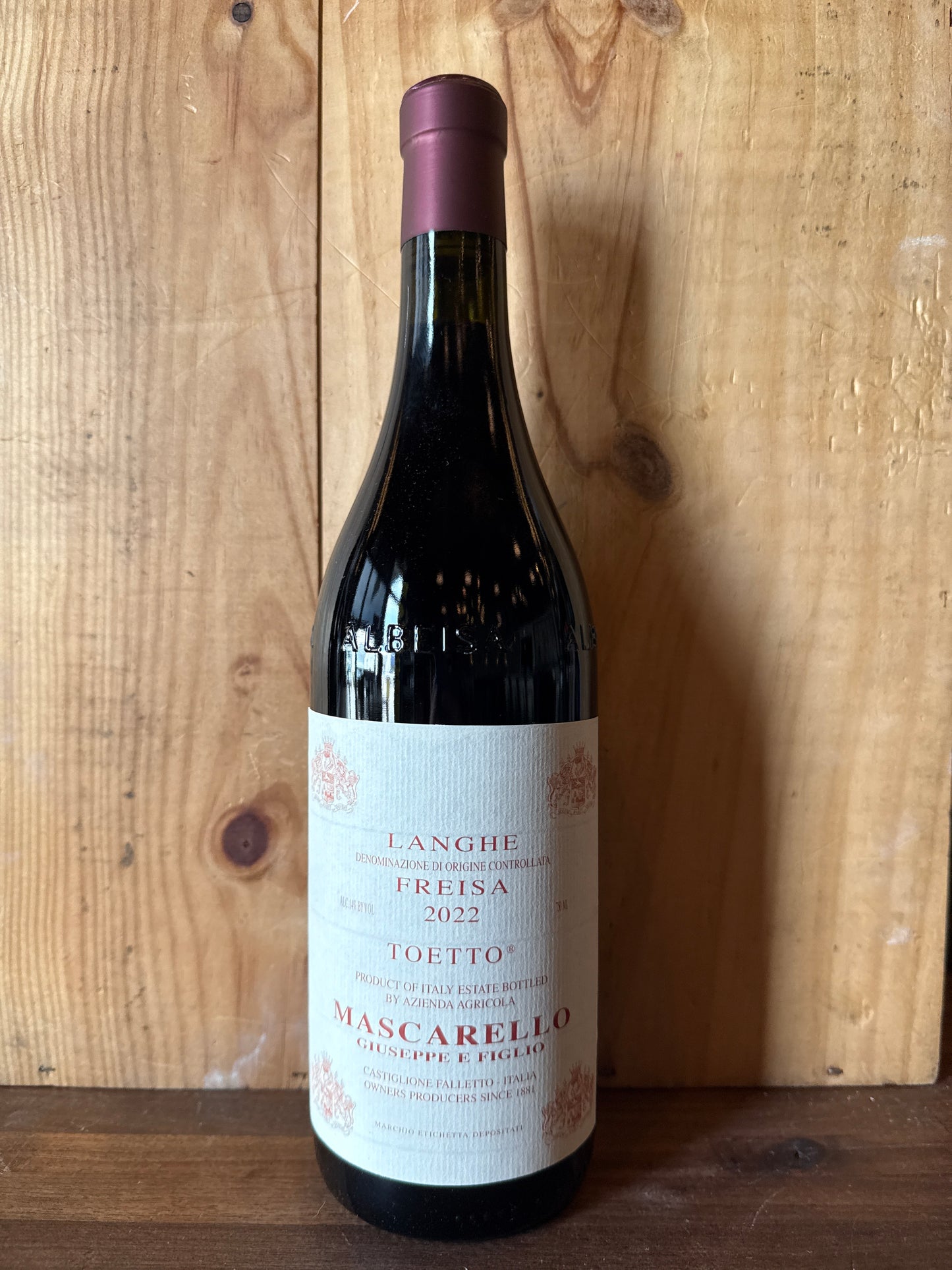 Giuseppe Mascarello Freisa Toetto 2022