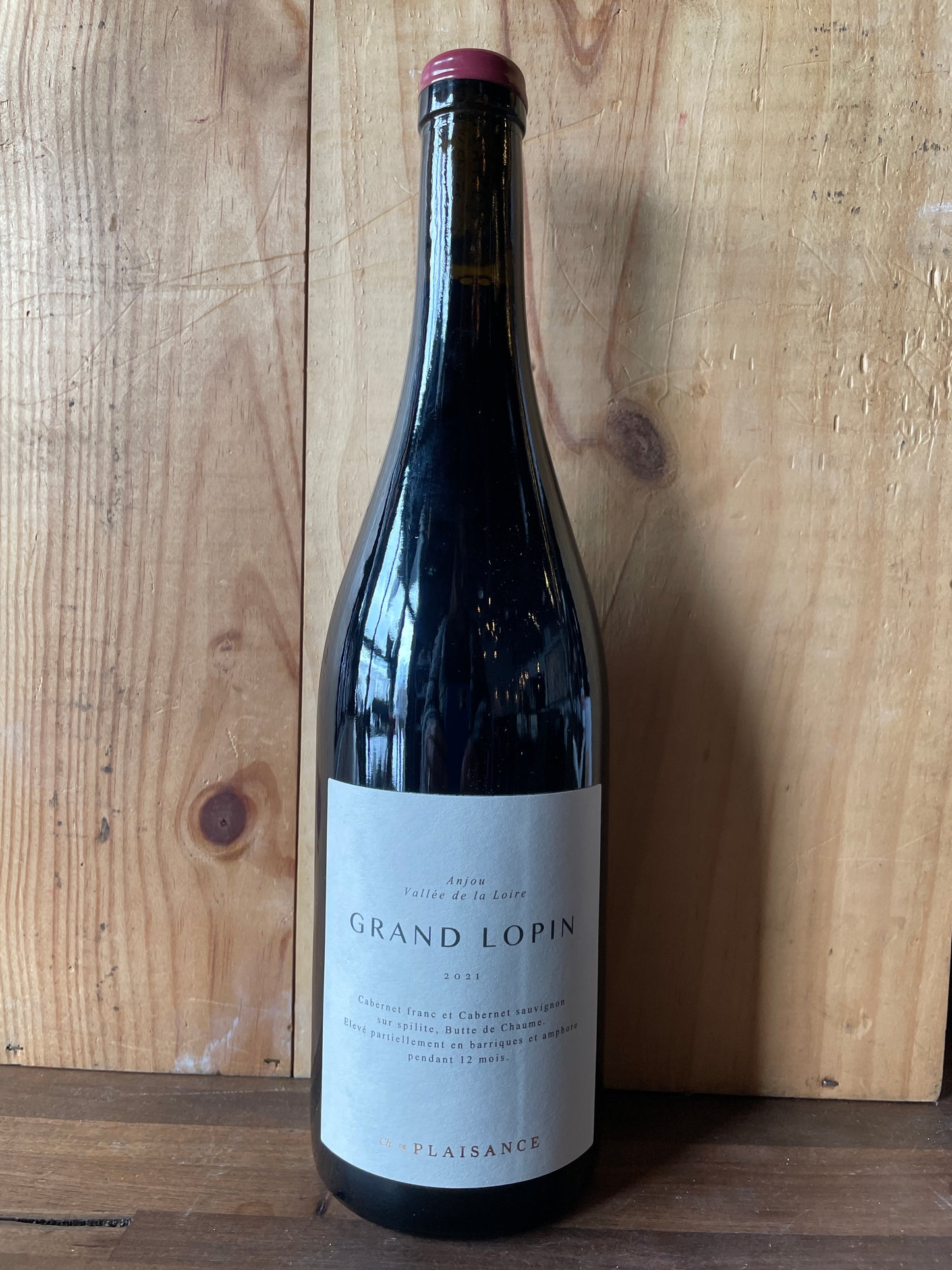 Plaisance Grand Lopin Anjou Rouge 2021