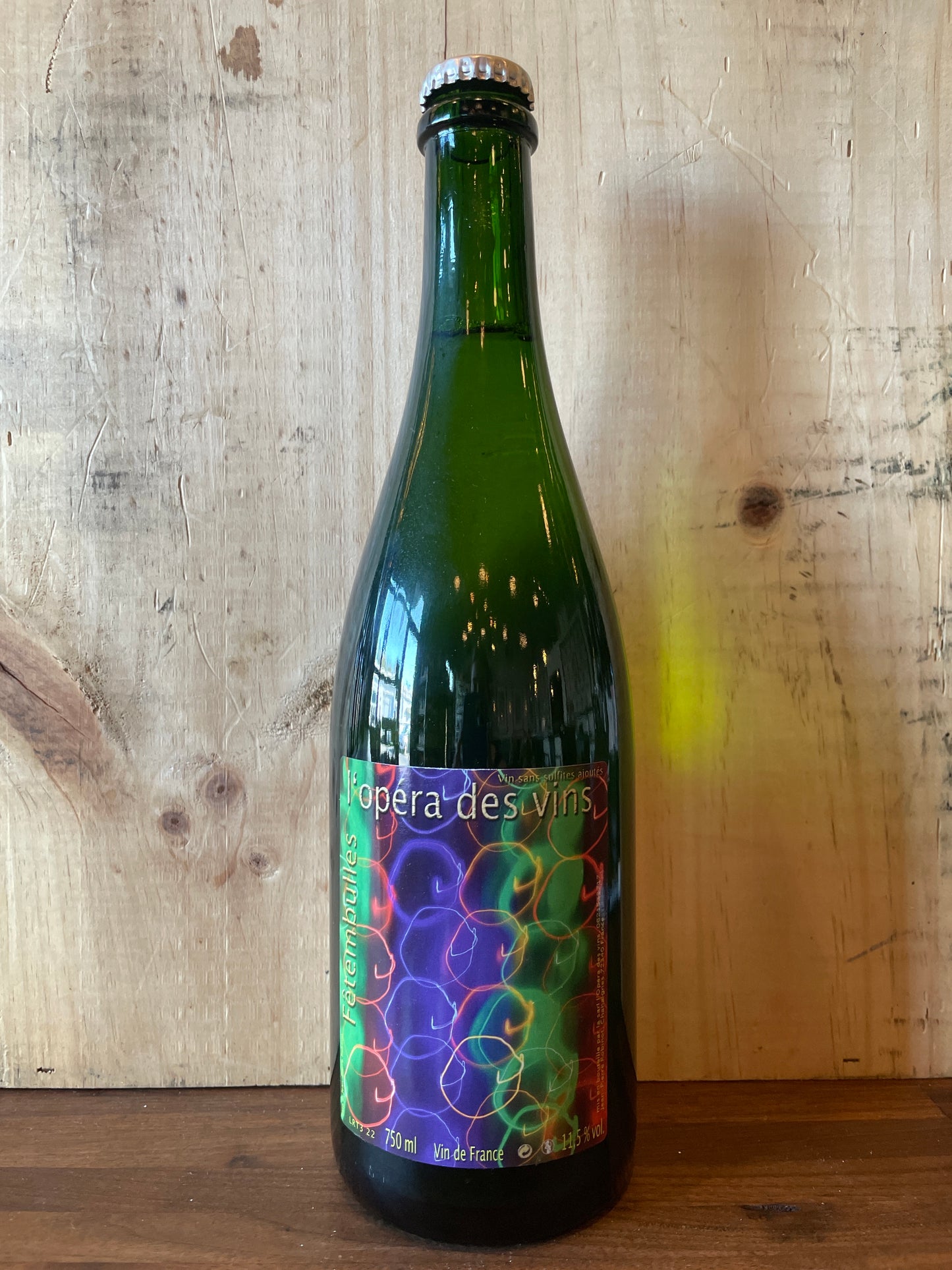 Jean-Pierre Robinot l'Opera des Vins Domaine de L'Ange Fetembulles Pet Nat 2022