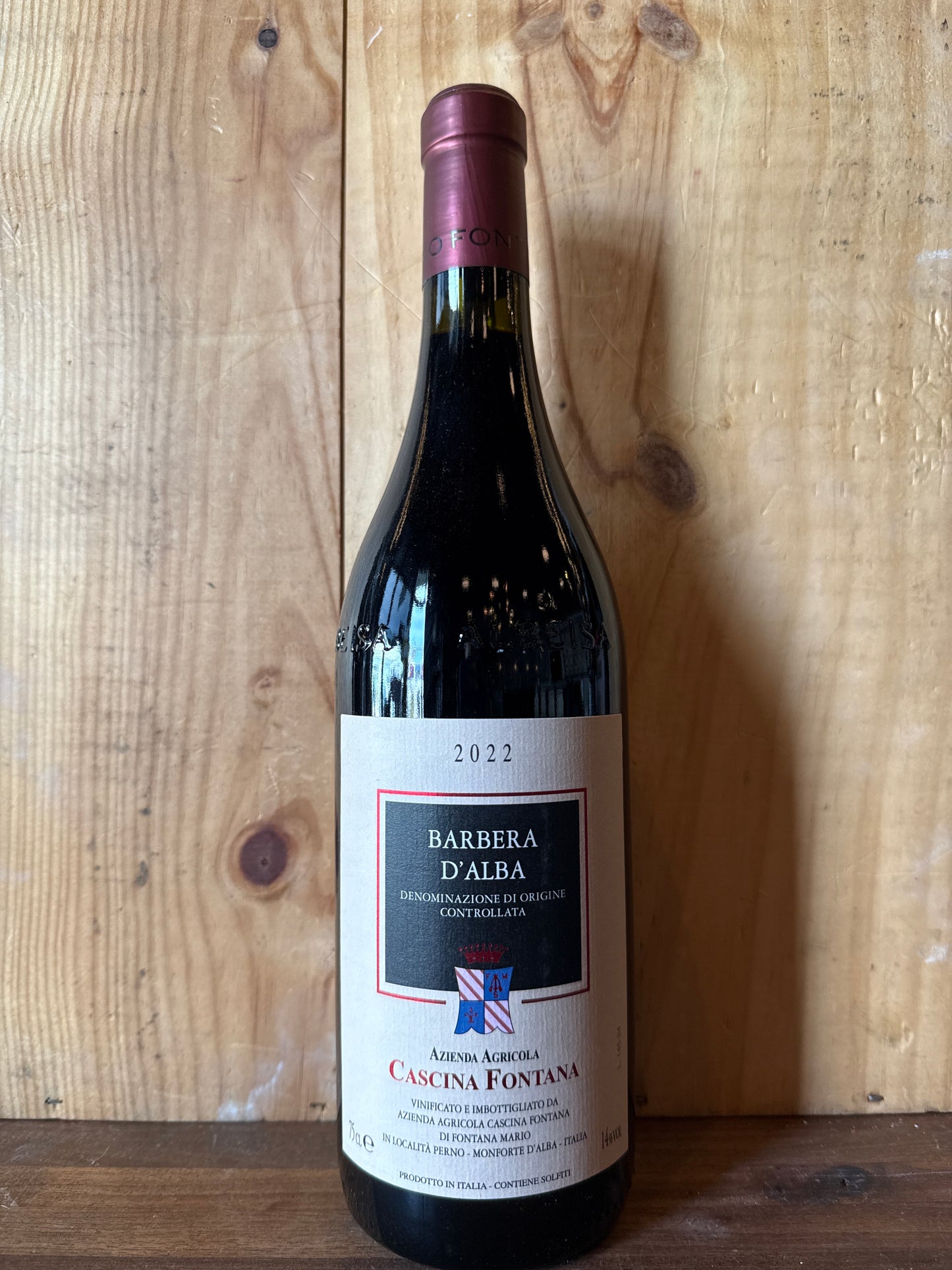Cascina Fontana, Barbera d'Alba 2022