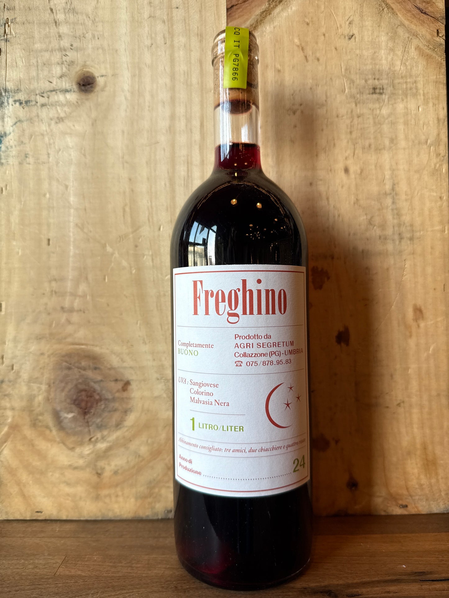 Agri Segretum Freghino Rosso 1L 2024
