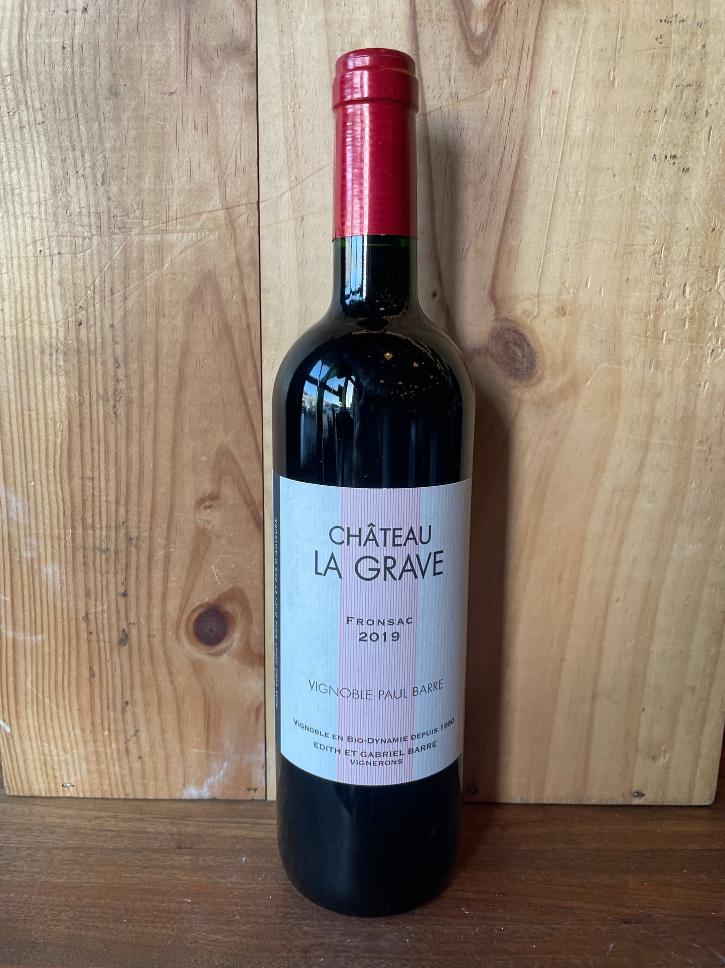 Paul Barre Chateau La Grave 2019