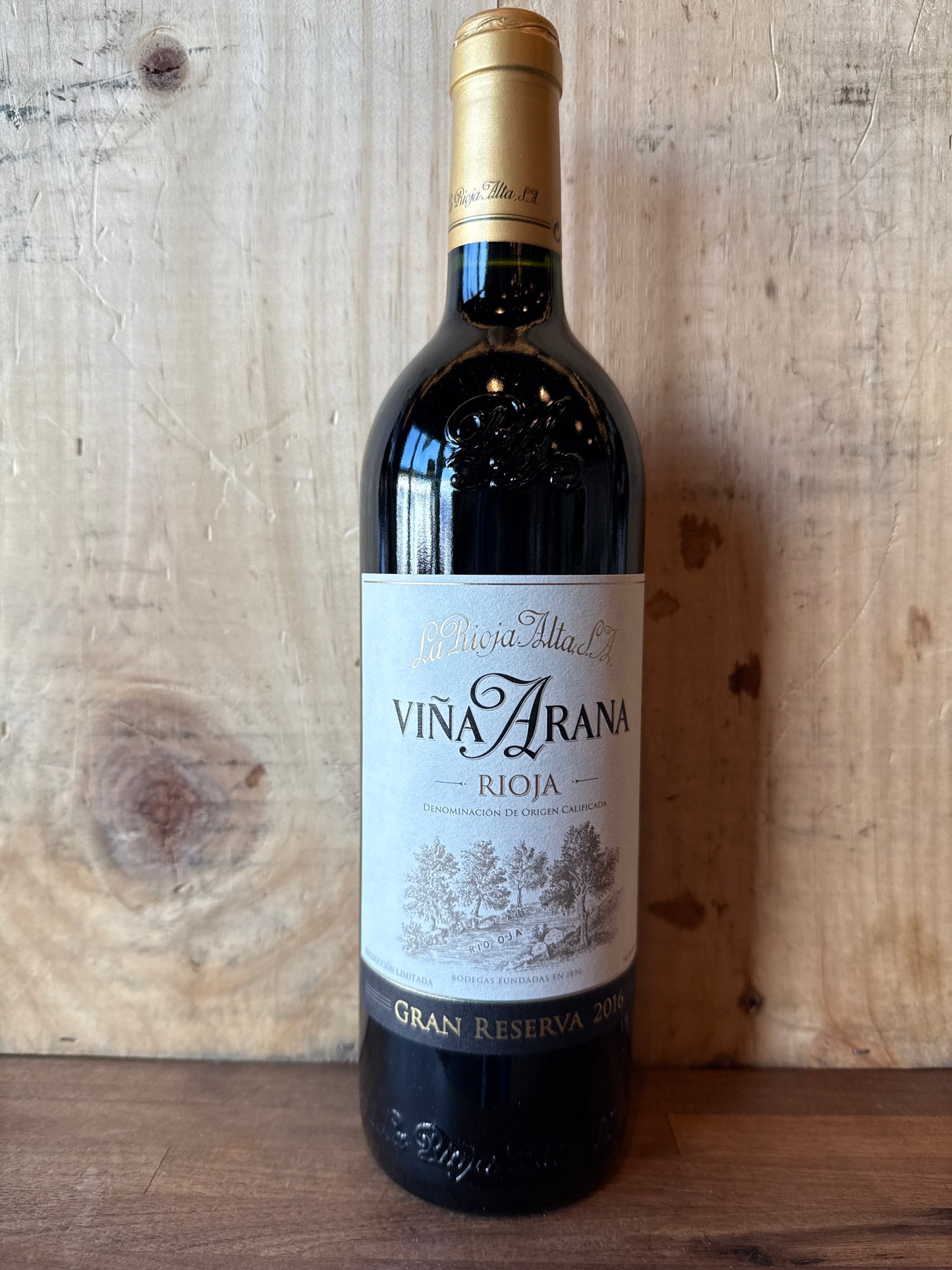 La Rioja Alta Vina Arana Gran Reserva 2016