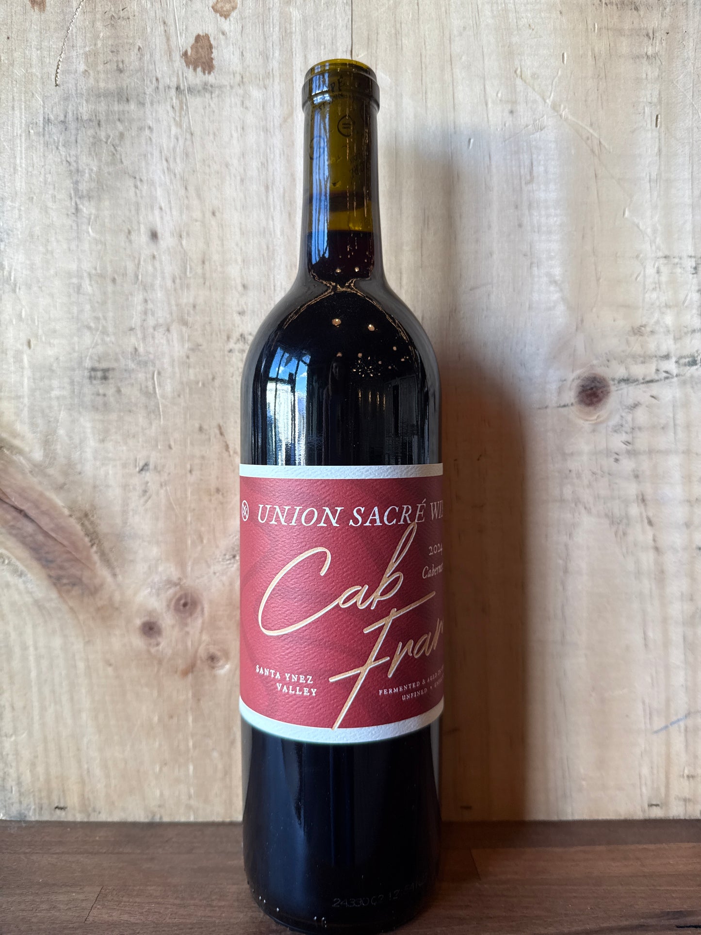 Union Sacre Cabernet Franc Paso Robles 2024