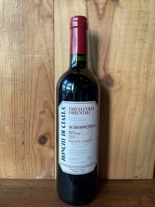 Ronchi di Cialla Friuli Colli Orientali Schioppettino RiNera 2023