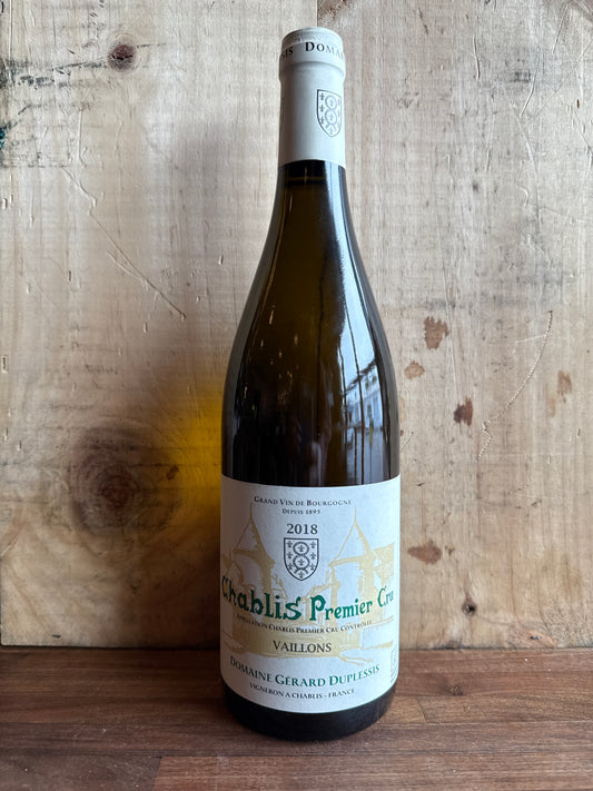 Domaine Gerard Duplessis Chablis 1er Cru Vaillons 2018