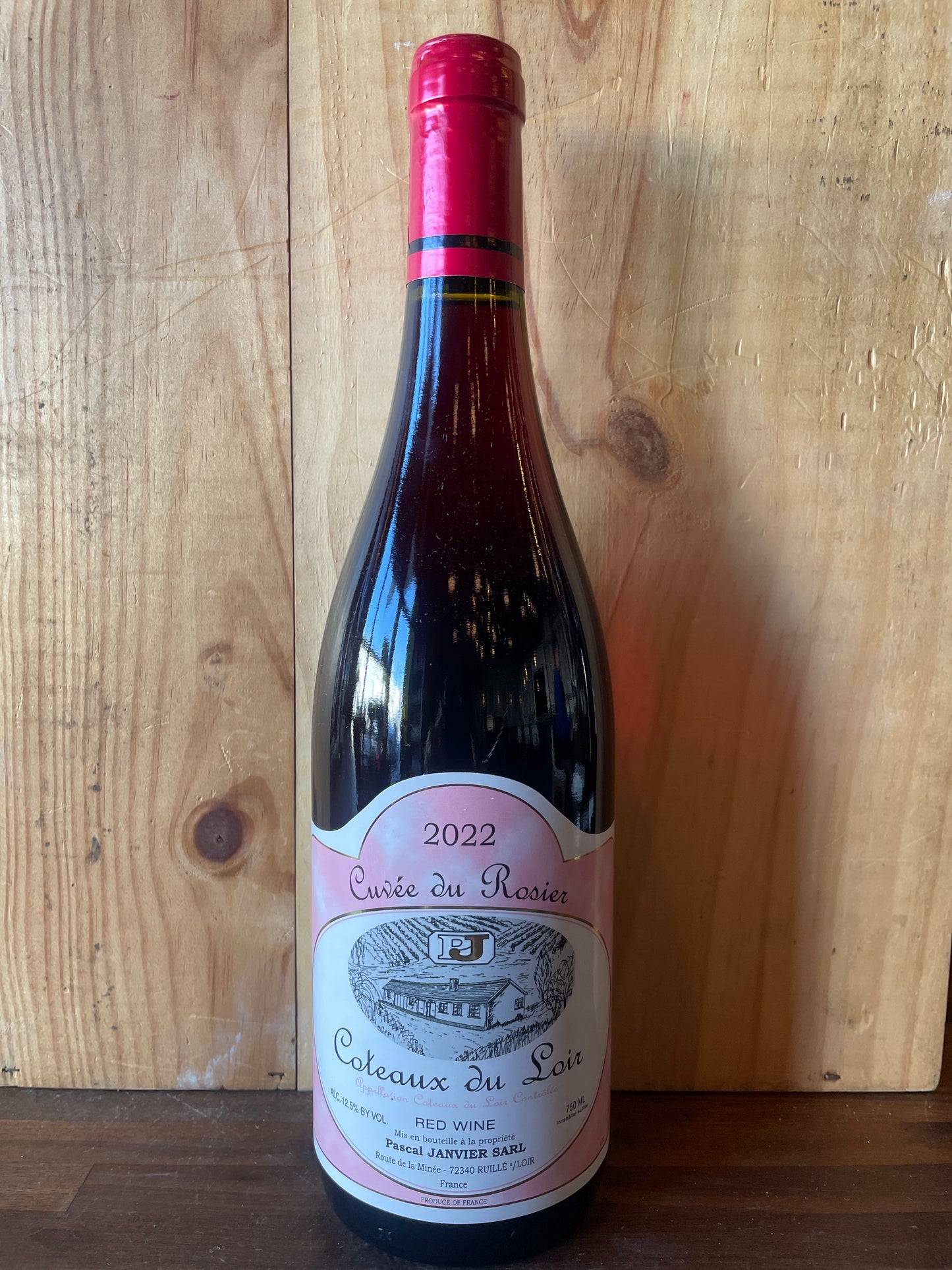 Pascal Janvier, Coteaux du Loir Rouge "Cuvee de Rosier" 2024