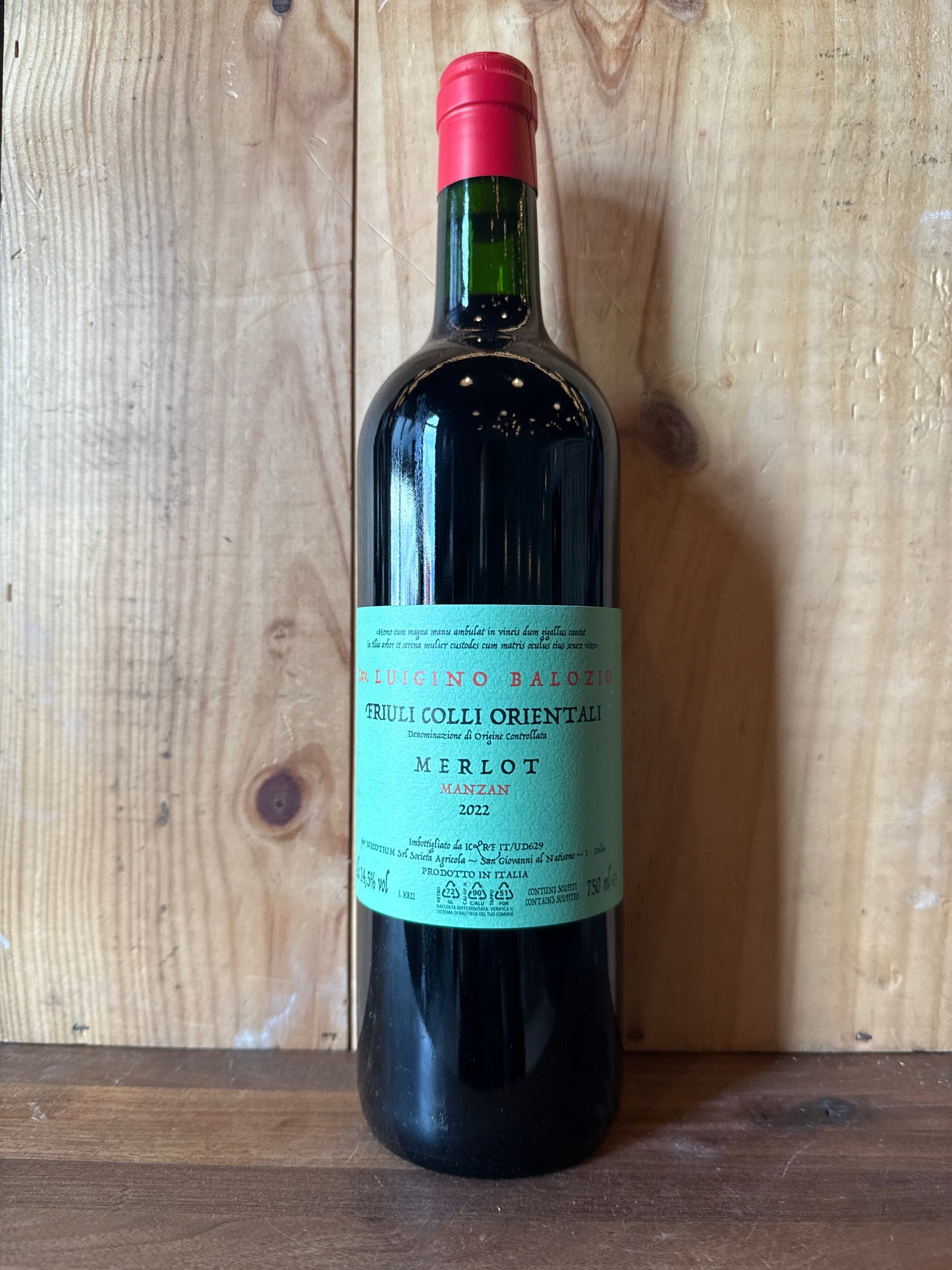 Luigino Balozio Merlot 2022