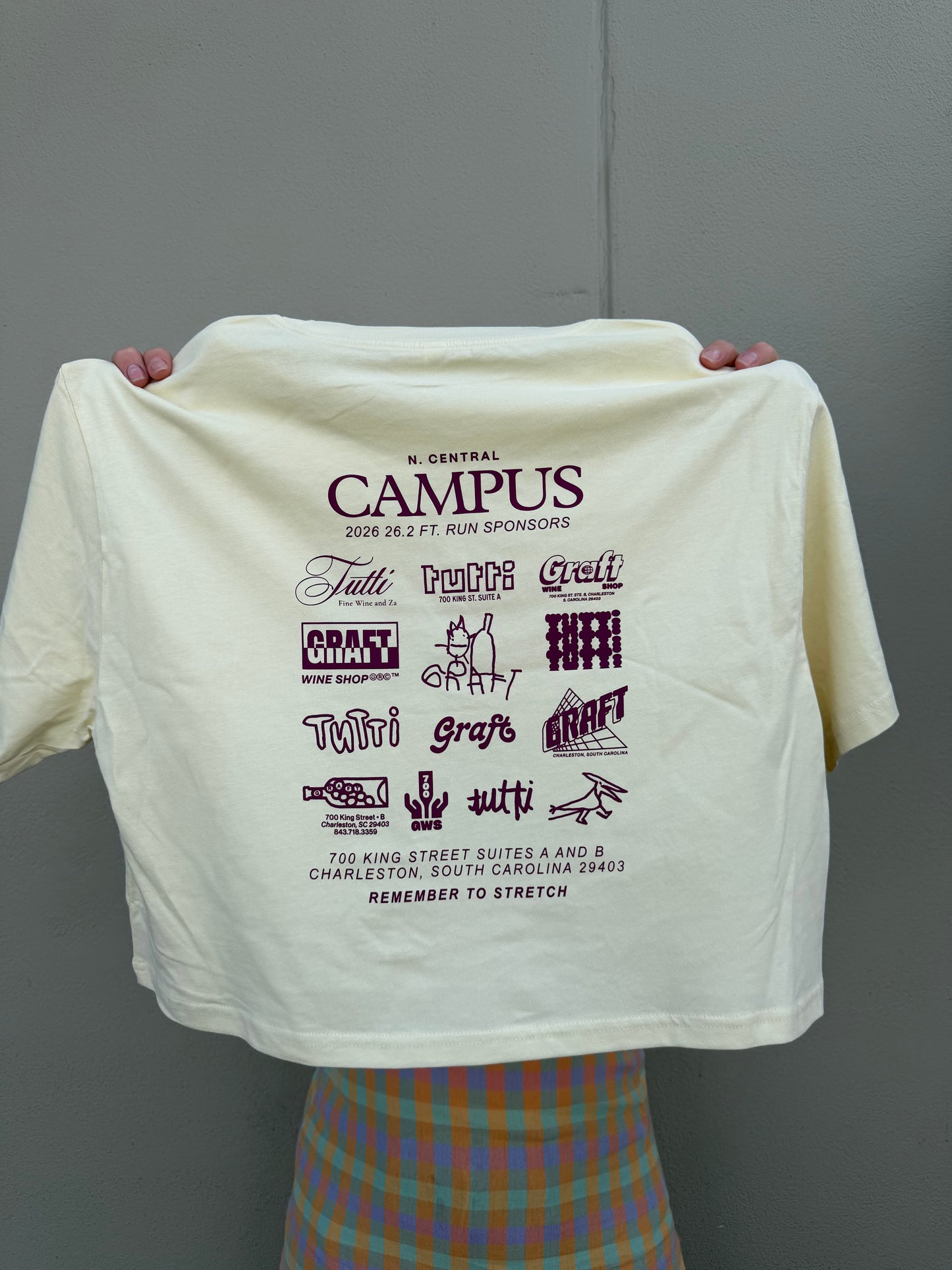 Campus 'Cool Cat' Crop Tee