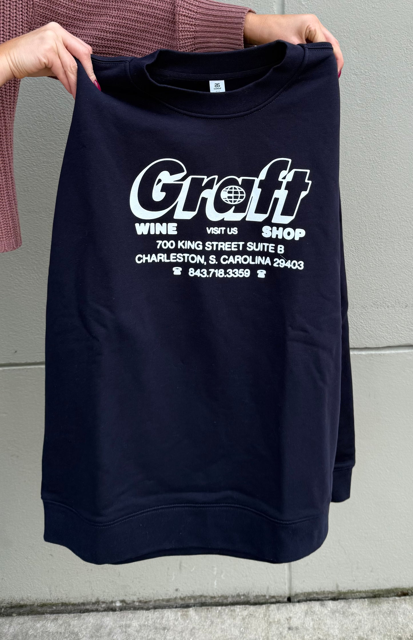 Graft Pan Am Crewneck Sweatshirt (Navy)